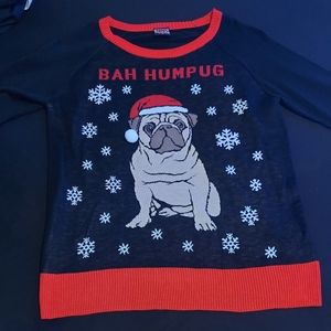 Pug Christmas sweater